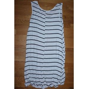 light & flowy striped t-shirt style dress